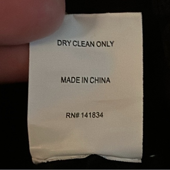 Torn by Ronny Kobo Black Body Con Mini Dress Chevron Knit Size Medium - Picture 13 of 13